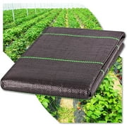 Shldybc 3.3x16.4/32.8/49.21/65.62 Feet Weed Barrier Scape Fabric, Weed Barrier Fabric, Ground Cover Membrane Garden Scape Lane Weed Block Gardening Mat, Grass Net on Clearance